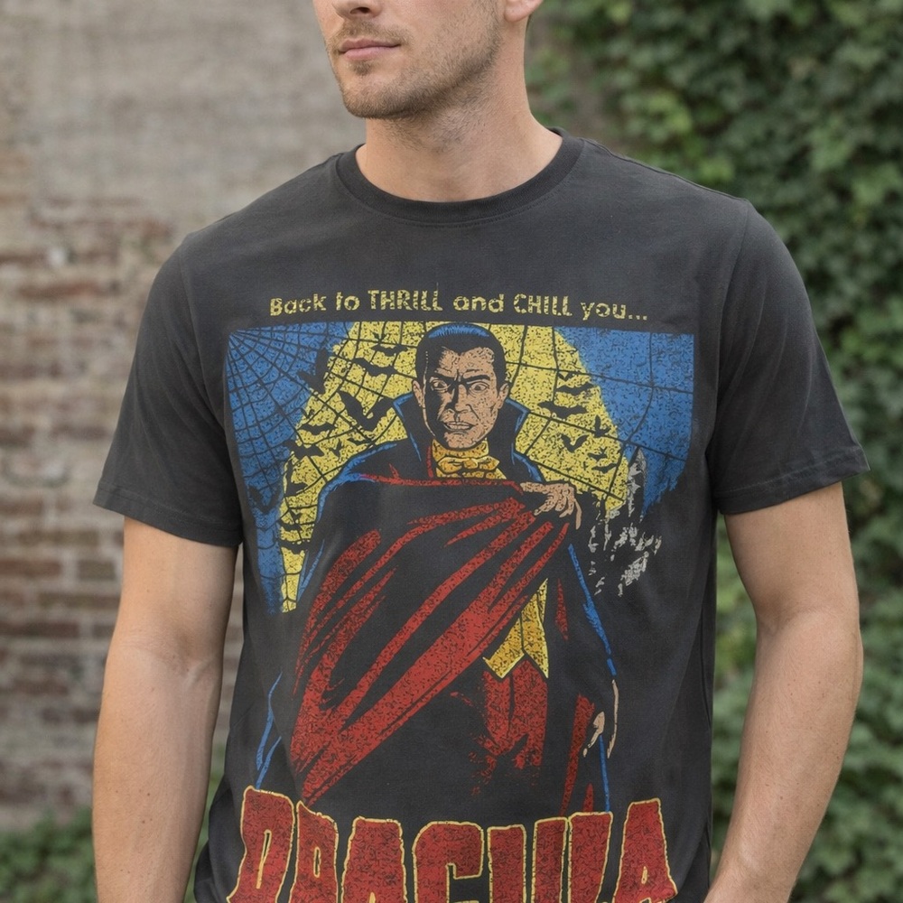 Goodfellow & Co Dracula Graphic Tee - Black - Picture 2 of 5